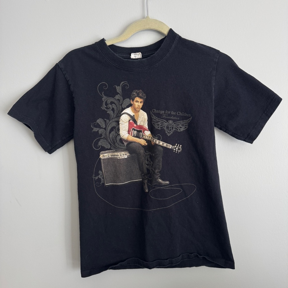 Nick Jonas Brothers Vintage Change for the Children Tour Shirt
